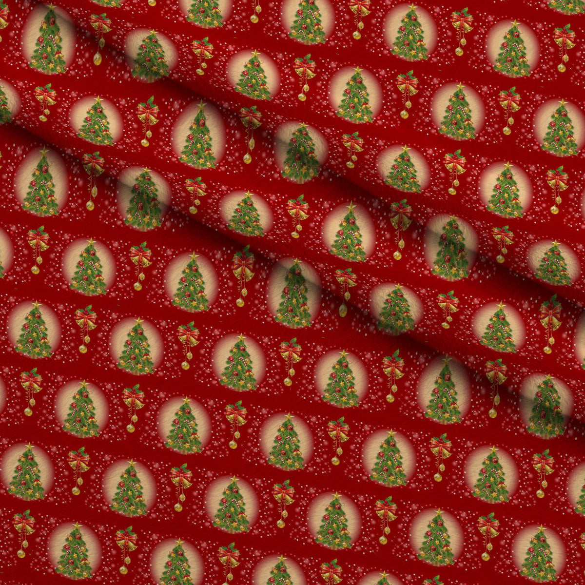 Retro Holiday Cheer Pattern 8 Minky Fabric