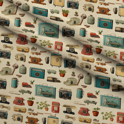 Retro Keepsakes Pattern 18 Minky Fabric