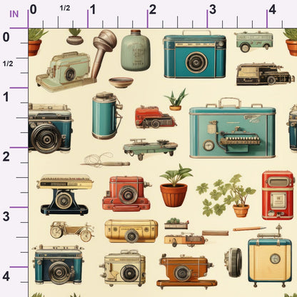 Retro Keepsakes Pattern 18 Minky Fabric