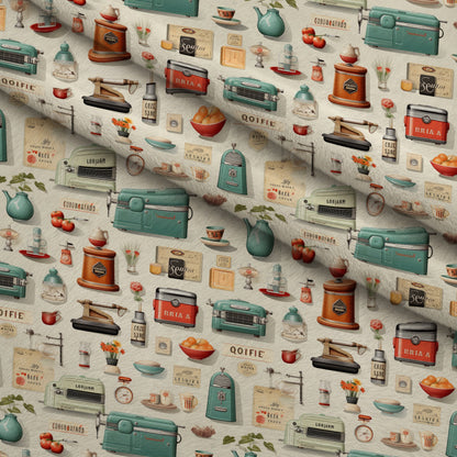 Retro Keepsakes Pattern 25 Minky Fabric