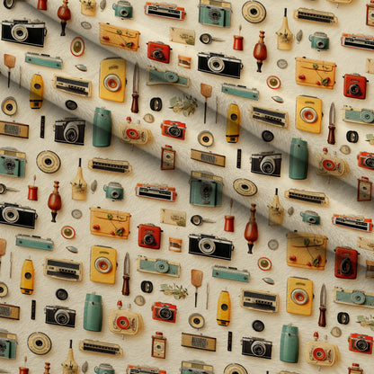 Retro Keepsakes Pattern 8 Minky Fabric