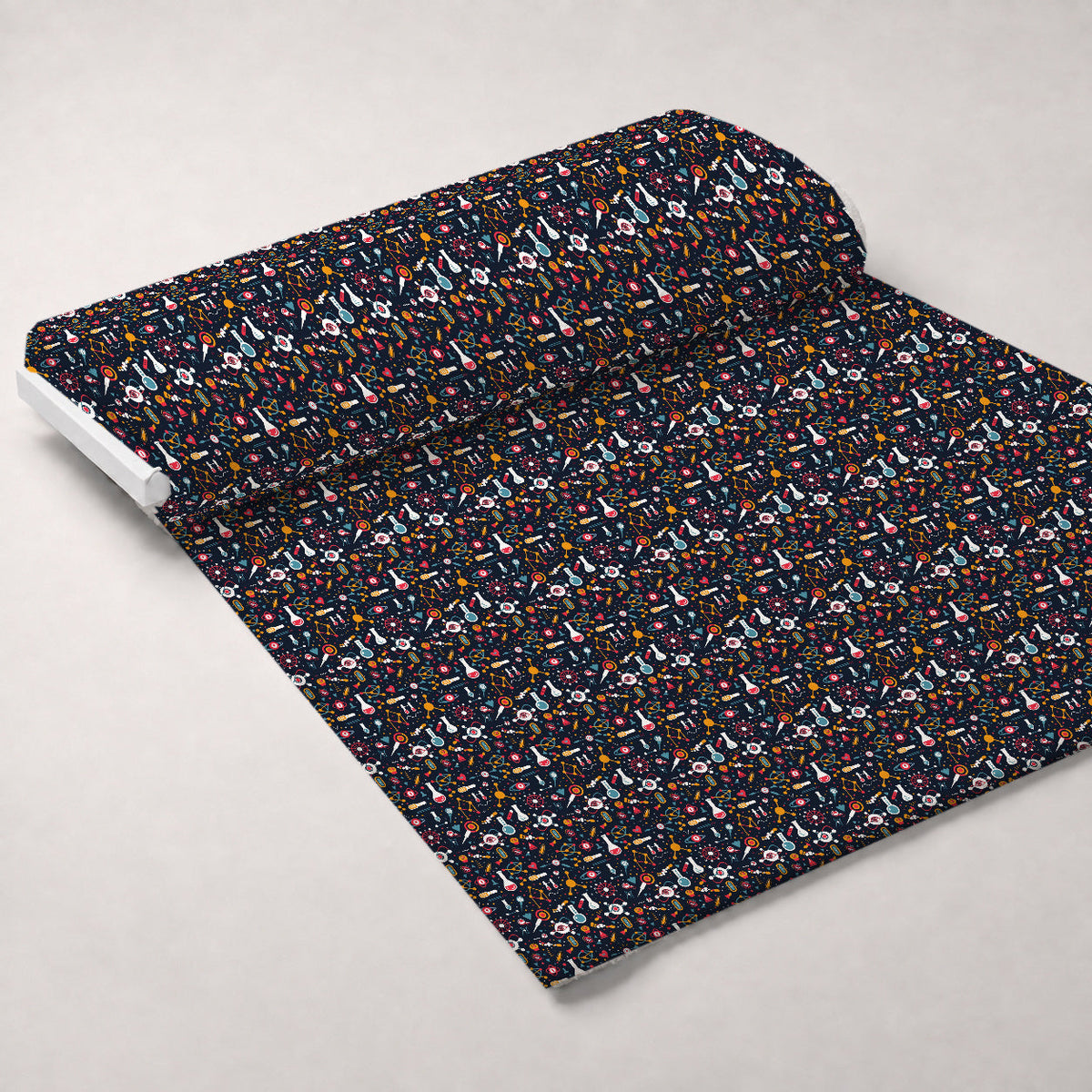 Retro Lab Pattern 12 Minky Fabric