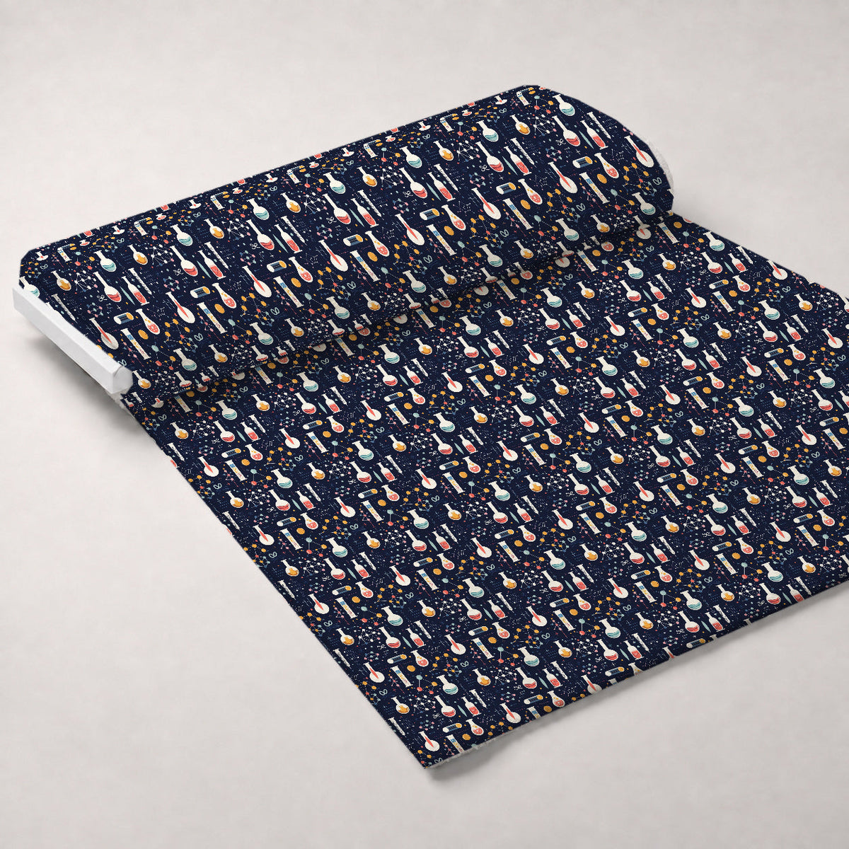 Retro Lab Pattern 20 Minky Fabric