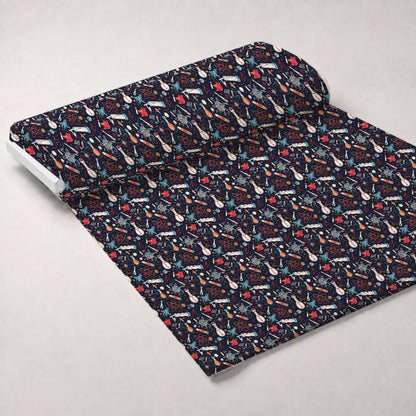 Retro Lab Pattern 23 Minky Fabric