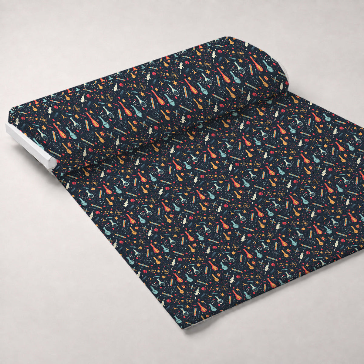 Retro Lab Pattern 4 Minky Fabric