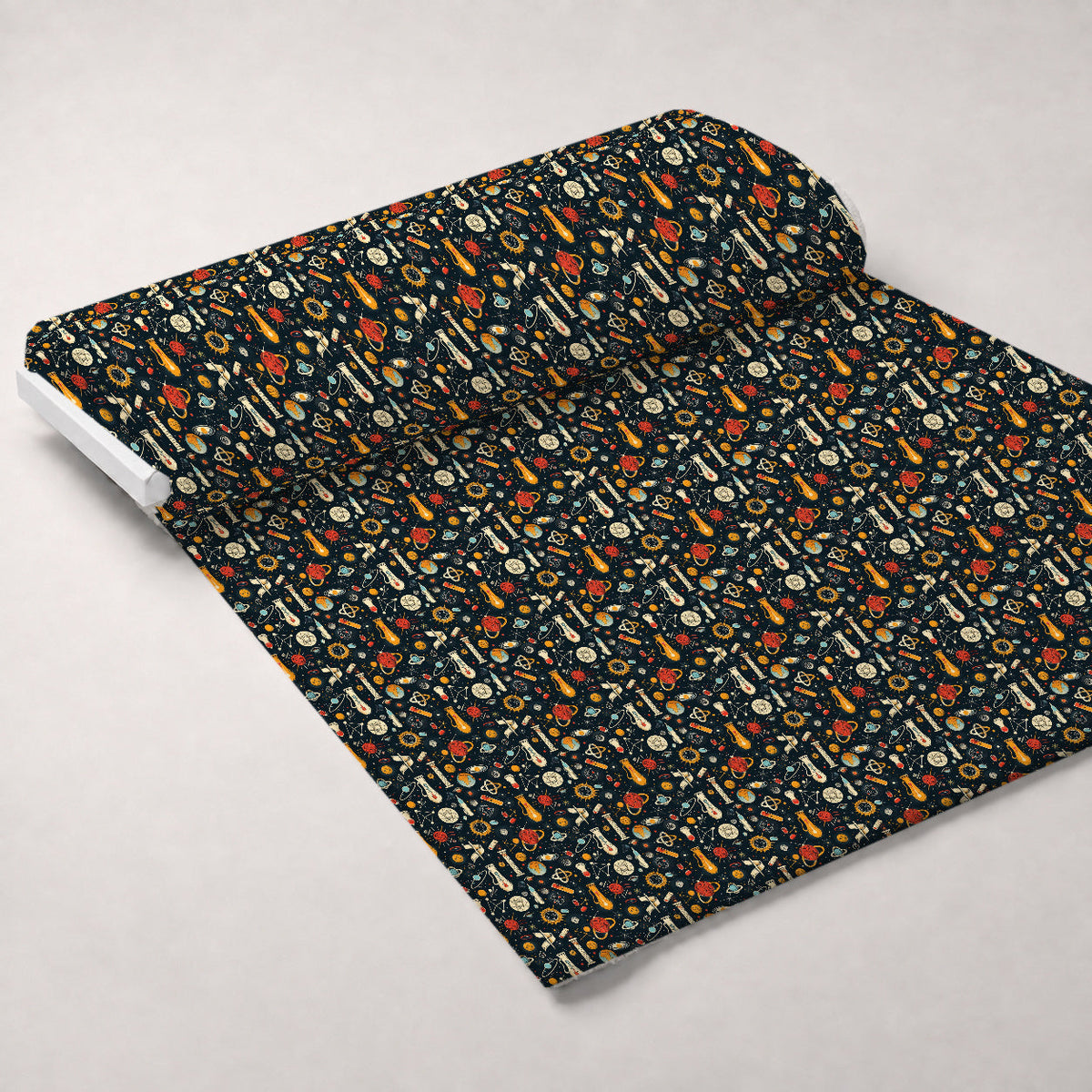 Retro Lab Pattern 9 Minky Fabric