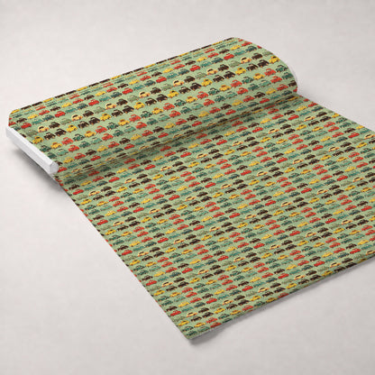 Retro Rides Pattern 2 Minky Fabric