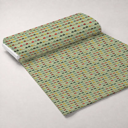 Retro Rides Pattern 8 Minky Fabric