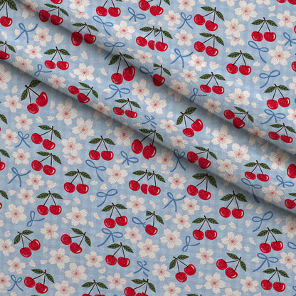 Ribbon Orchard Pattern 10 Minky Fabric