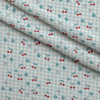 Ribbon Orchard Pattern 11 Minky Fabric