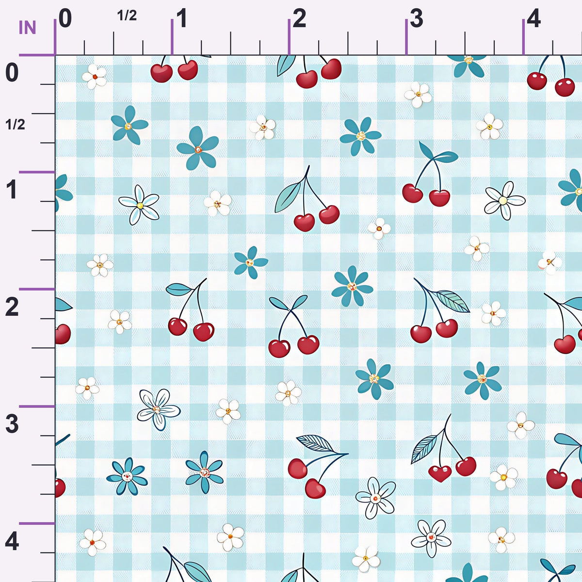 Ribbon Orchard Pattern 11 Minky Fabric