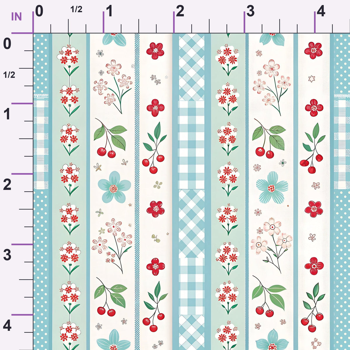 Ribbon Orchard Pattern 13 Minky Fabric