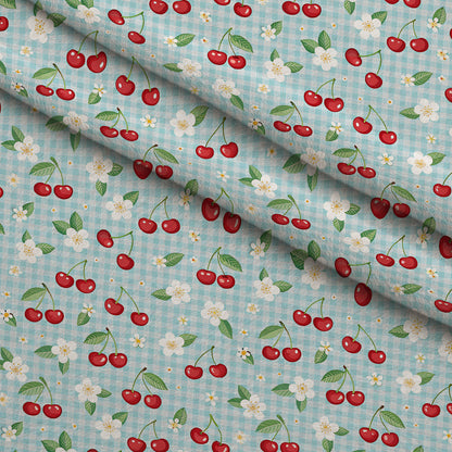 Ribbon Orchard Pattern 14 Minky Fabric