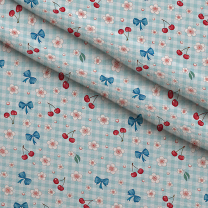 Ribbon Orchard Pattern 17 Minky Fabric