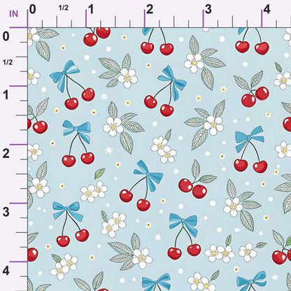 Ribbon Orchard Pattern 7 Minky Fabric