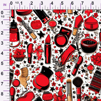 Rockabilly Rouge Pattern 10 Minky Fabric