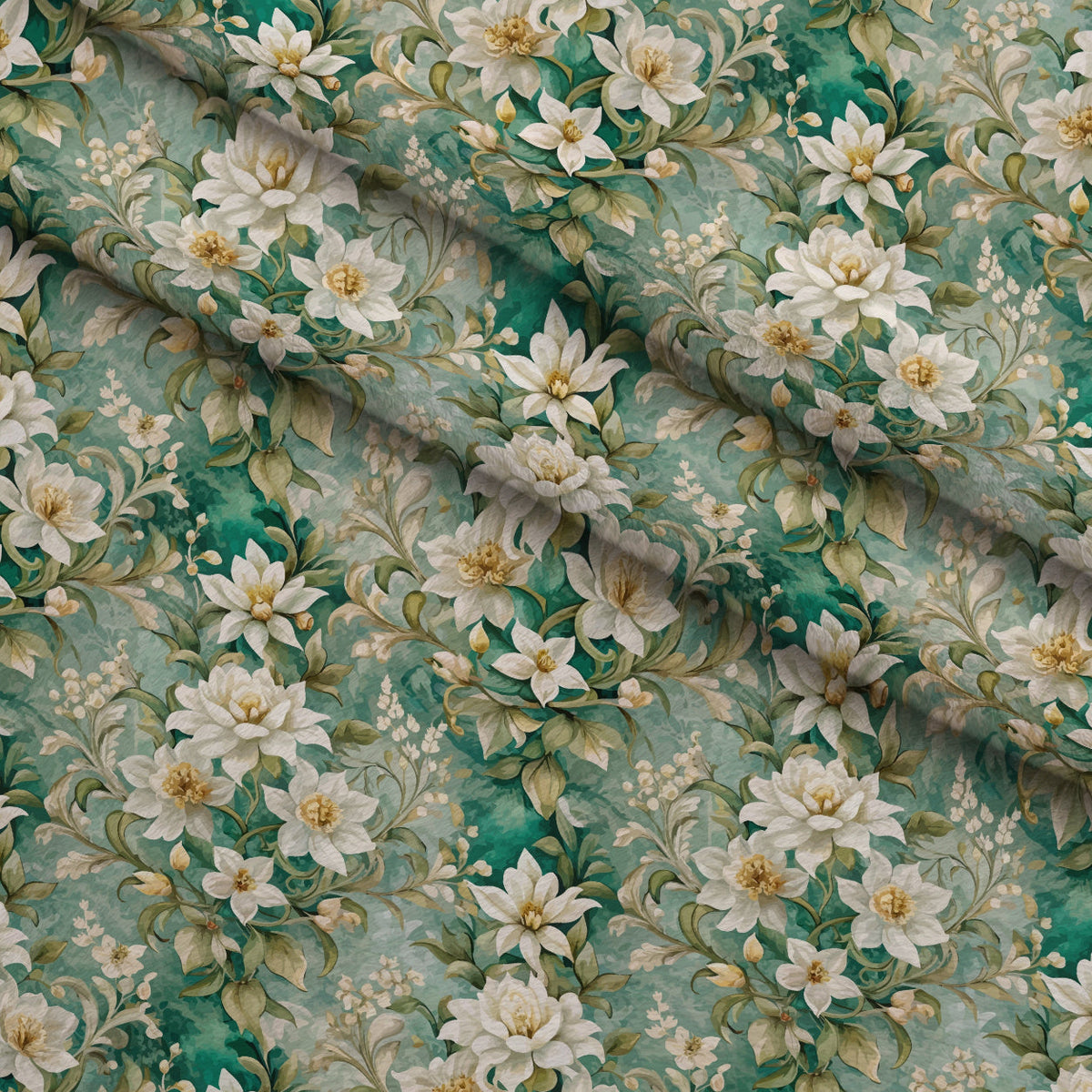 Rococo Blooms Pattern 102 Minky Fabric