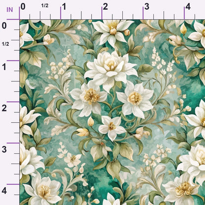 Rococo Blooms Pattern 102 Minky Fabric