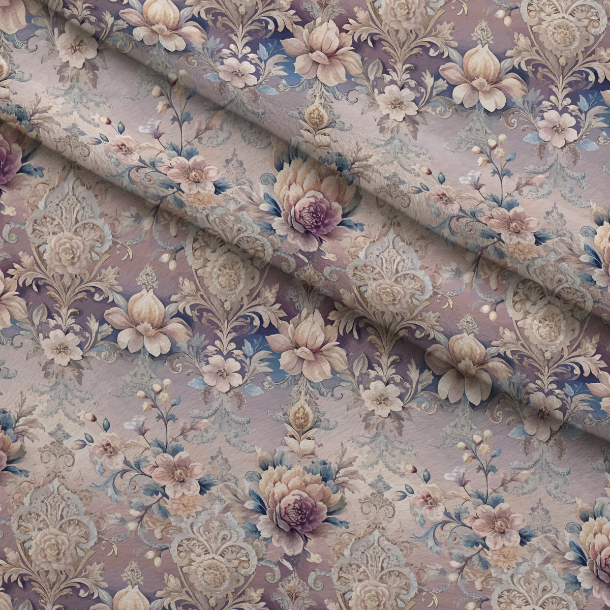 Rococo Blooms Pattern 104 Minky Fabric