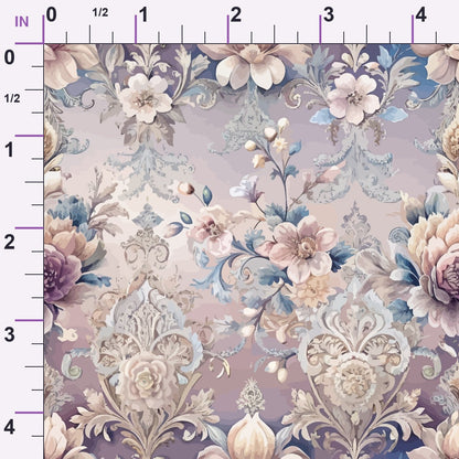 Rococo Blooms Pattern 104 Minky Fabric