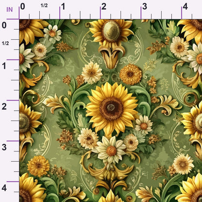 Rococo Blooms Pattern 108 Minky Fabric