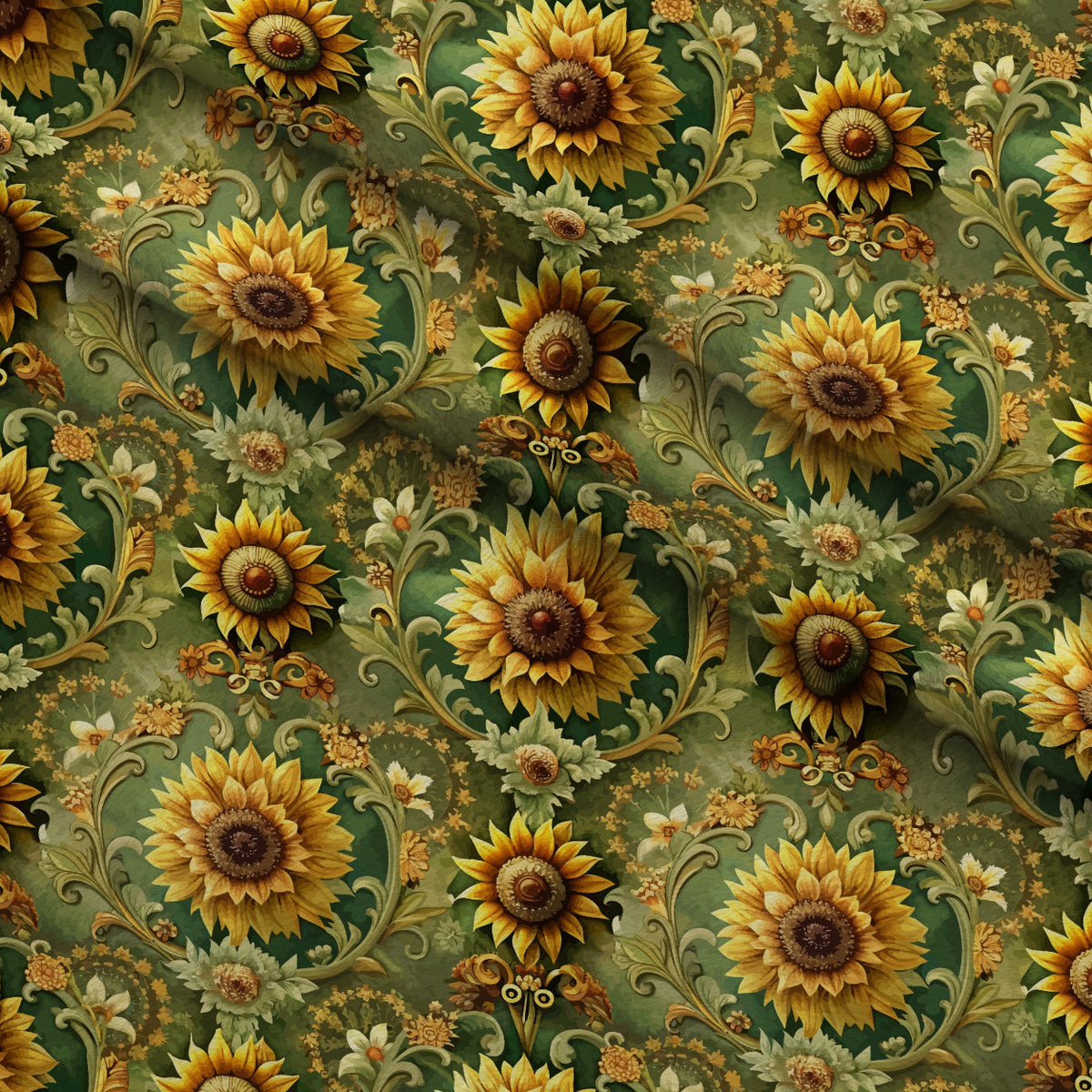 Rococo Blooms Pattern 109 Minky Fabric
