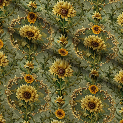 Rococo Blooms Pattern 110 Minky Fabric