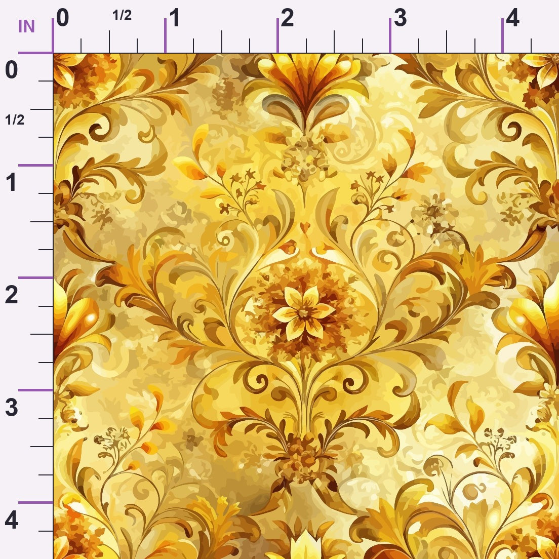 Rococo Blooms Pattern 116 Minky Fabric