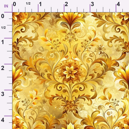 Rococo Blooms Pattern 116 Minky Fabric