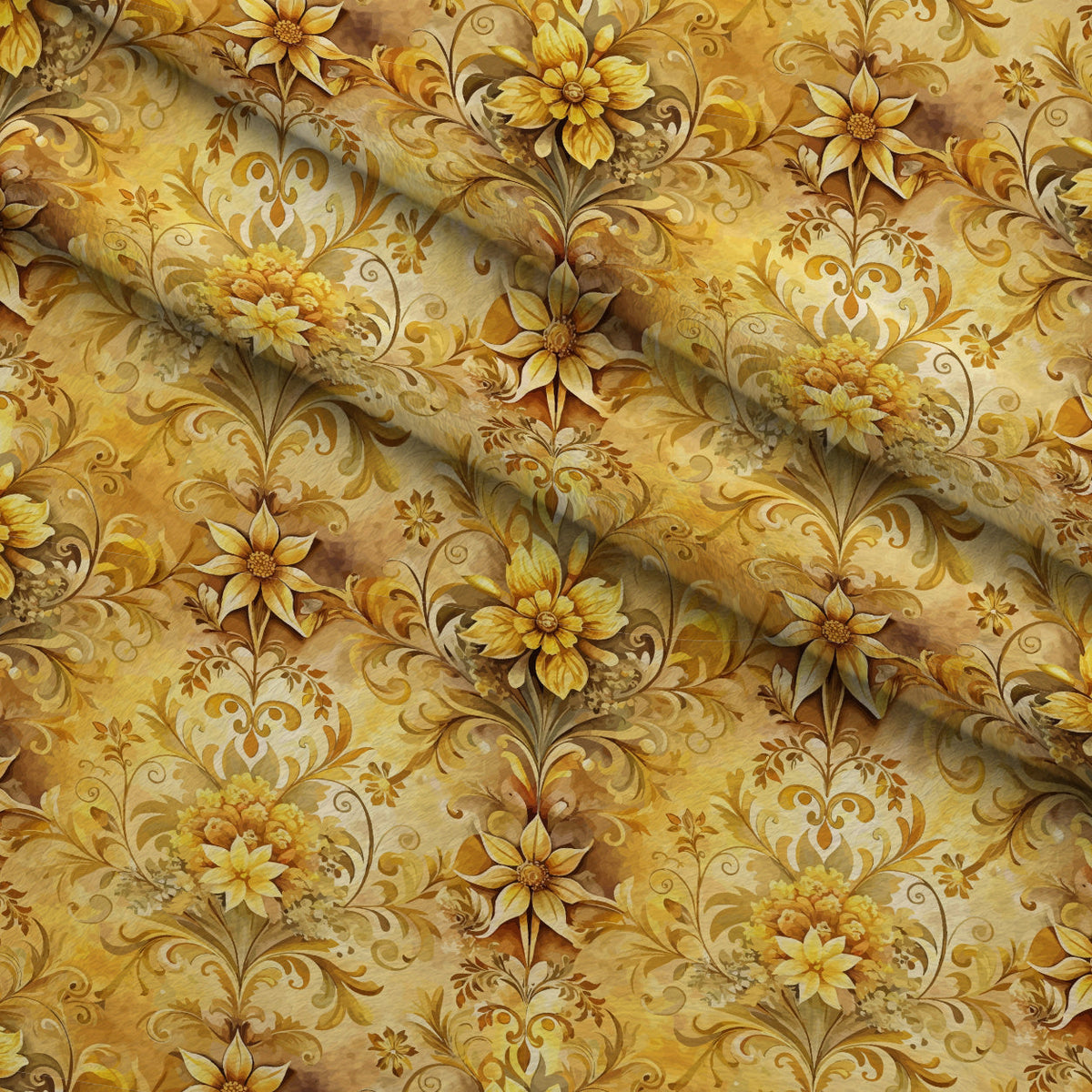 Rococo Blooms Pattern 117 Minky Fabric