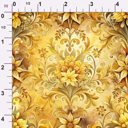 Rococo Blooms Pattern 117 Minky Fabric