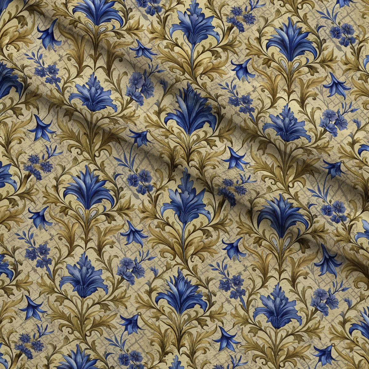 Rococo Blooms Pattern 118 Minky Fabric