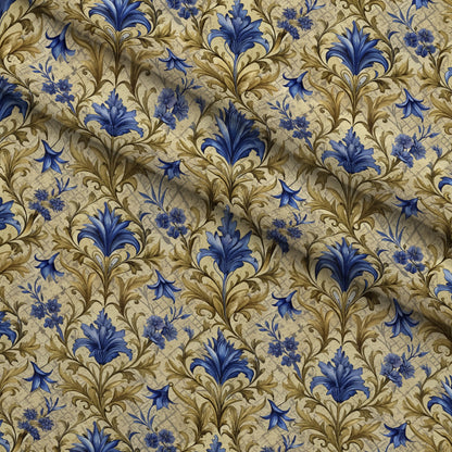 Rococo Blooms Pattern 118 Minky Fabric