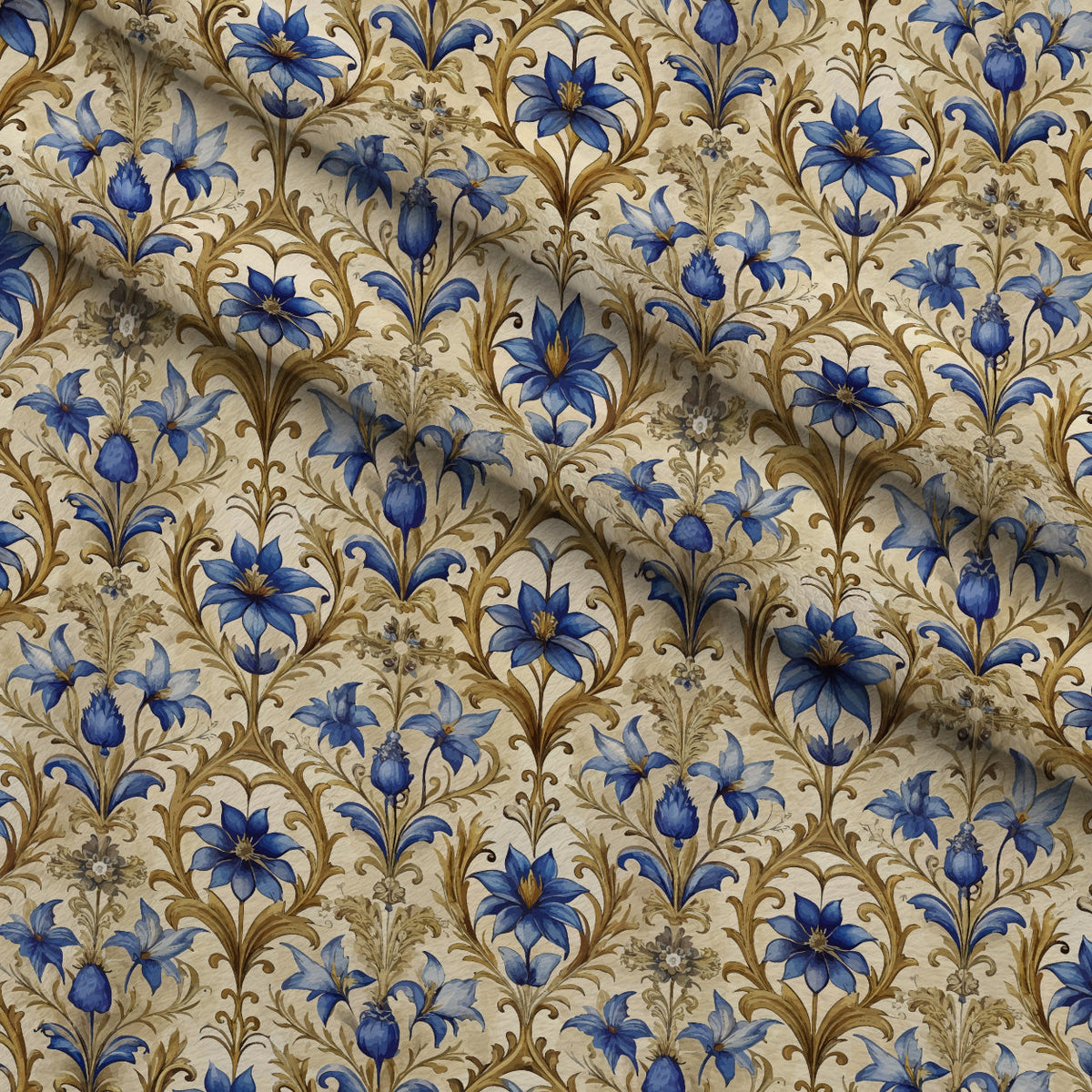 Rococo Blooms Pattern 119 Minky Fabric