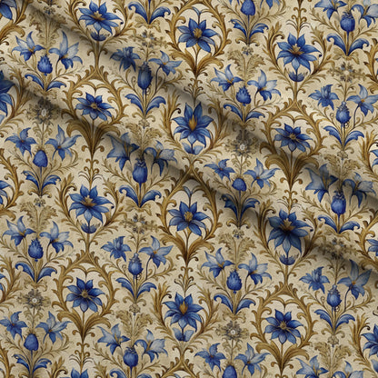 Rococo Blooms Pattern 119 Minky Fabric