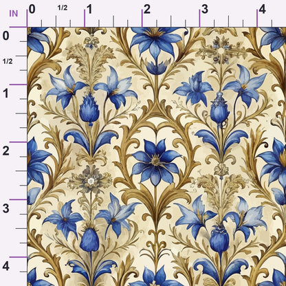 Rococo Blooms Pattern 119 Minky Fabric