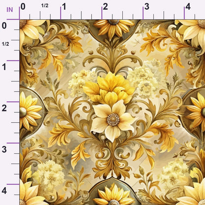 Rococo Blooms Pattern 120 Minky Fabric