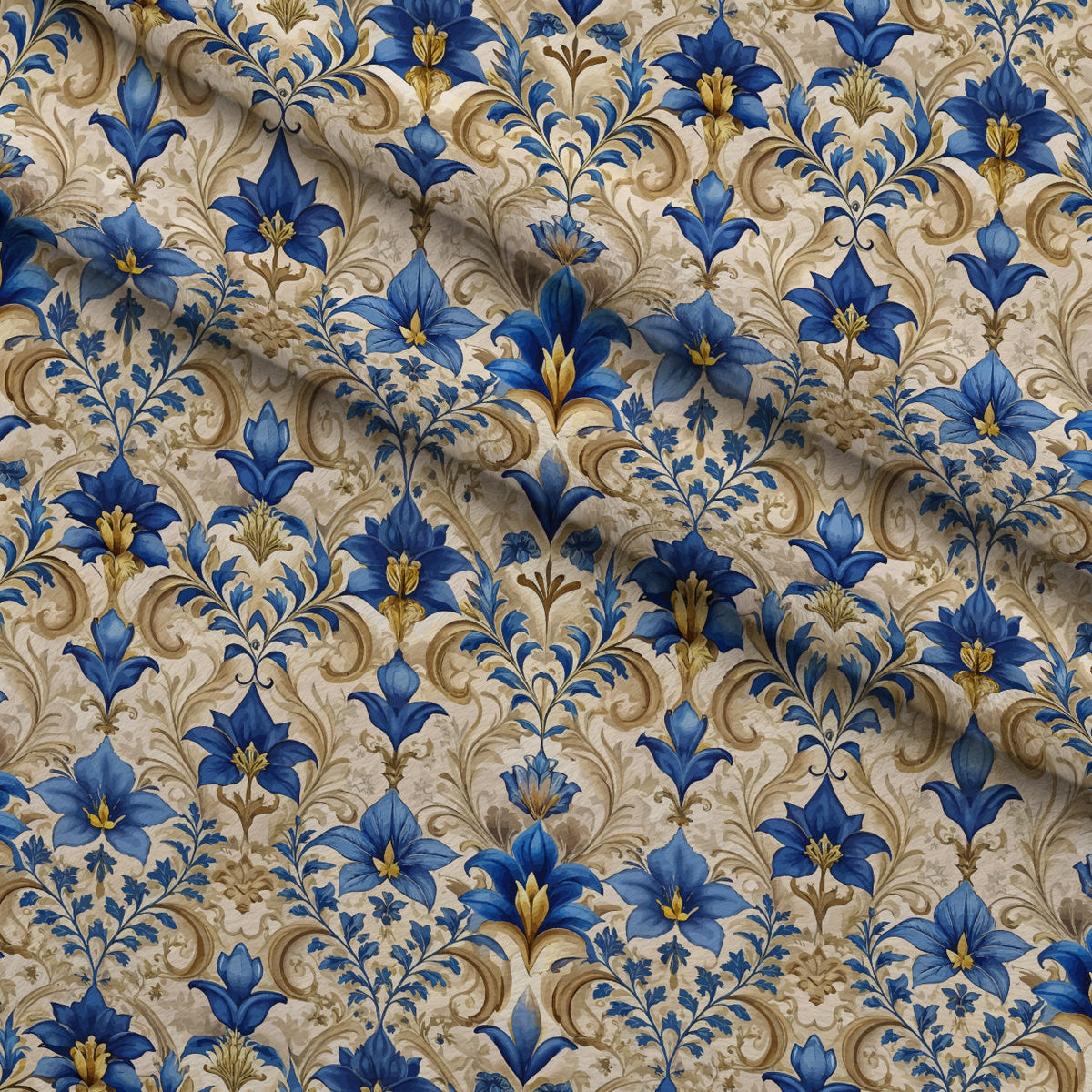 Rococo Blooms Pattern 121 Minky Fabric