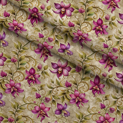 Rococo Blooms Pattern 139 Minky Fabric