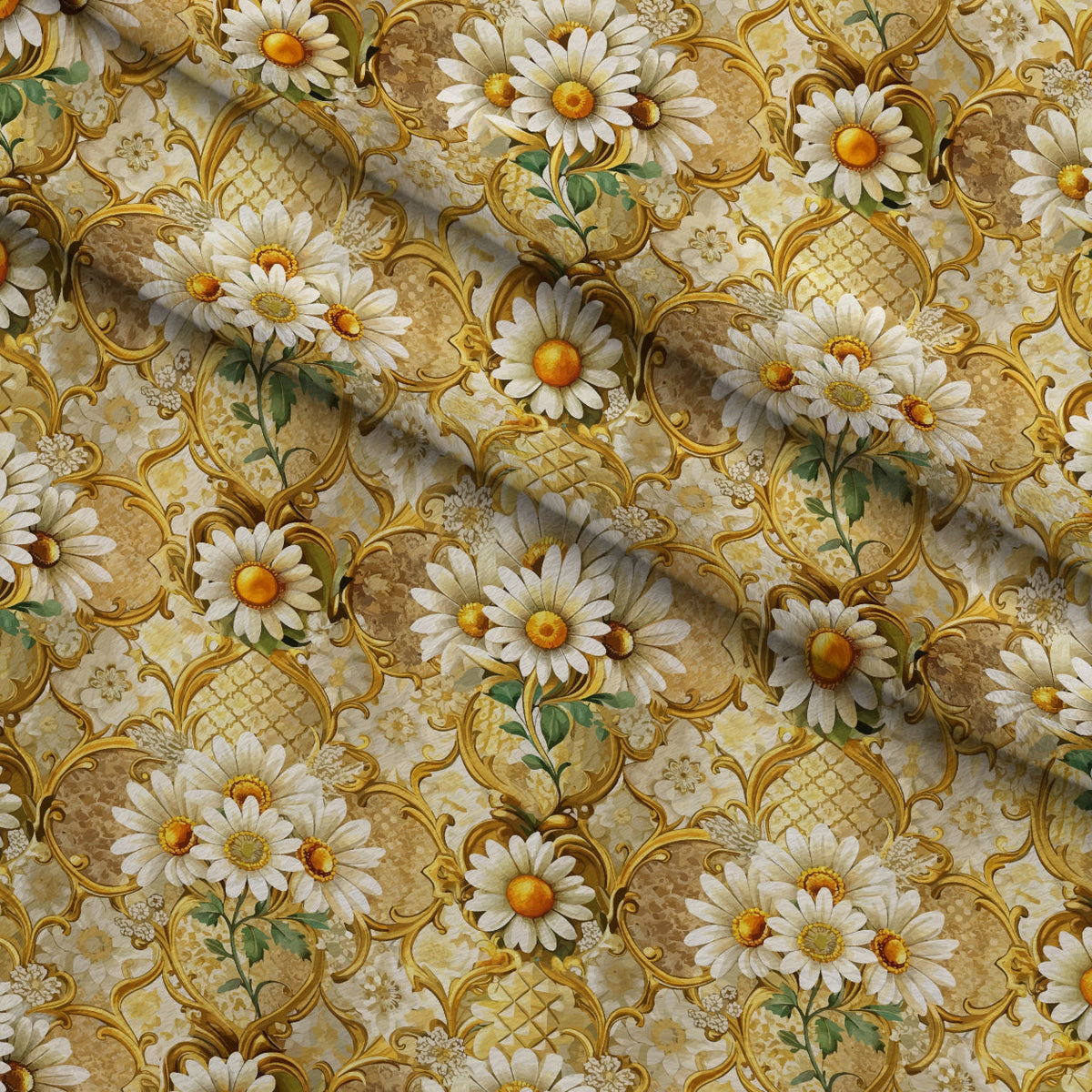 Rococo Blooms Pattern 145 Minky Fabric