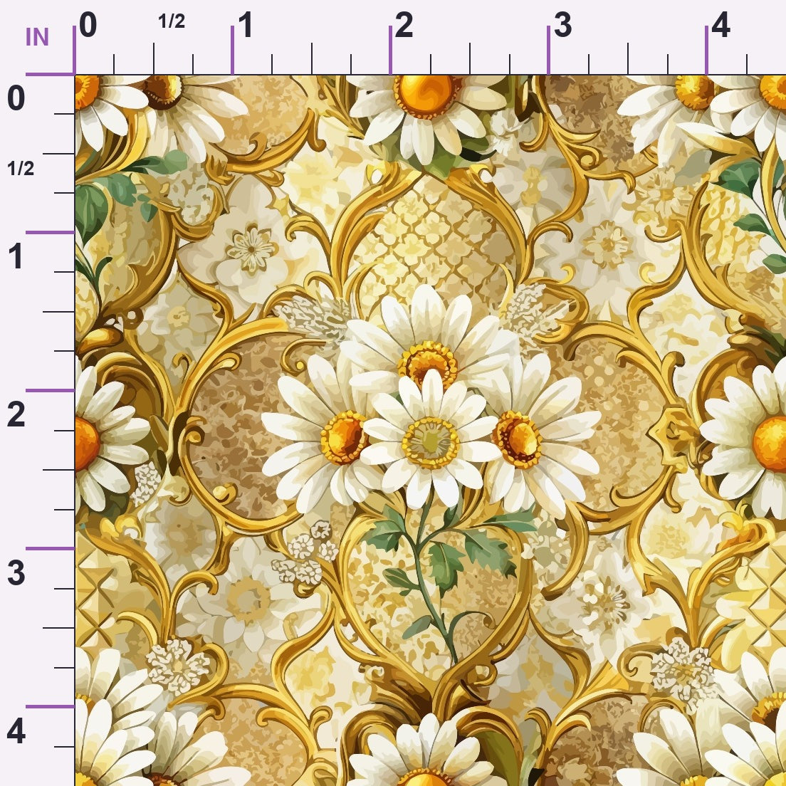 Rococo Blooms Pattern 145 Minky Fabric