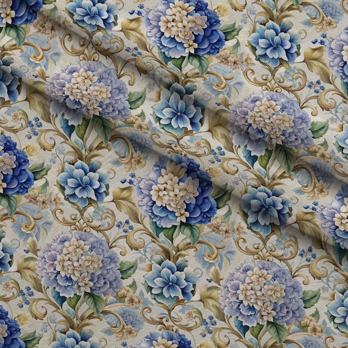 Rococo Blooms Pattern 150 Minky Fabric