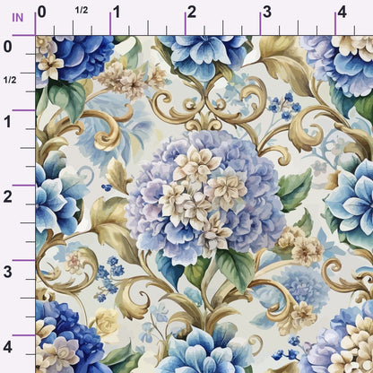 Rococo Blooms Pattern 150 Minky Fabric