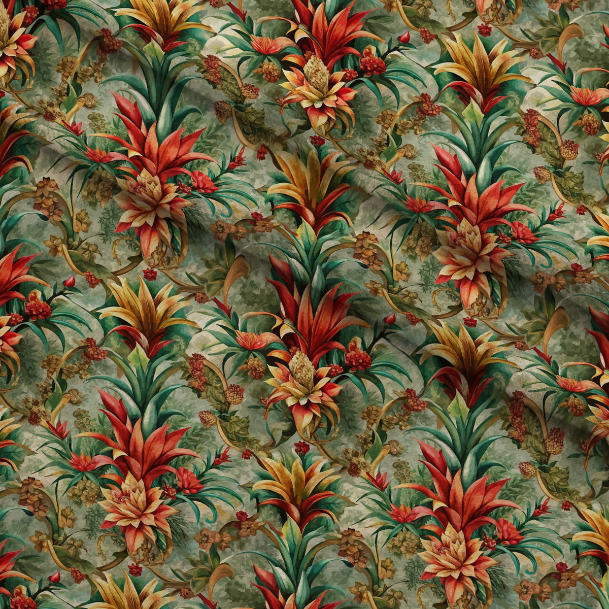 Rococo Blooms Pattern 159 Minky Fabric