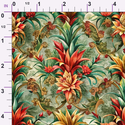 Rococo Blooms Pattern 159 Minky Fabric
