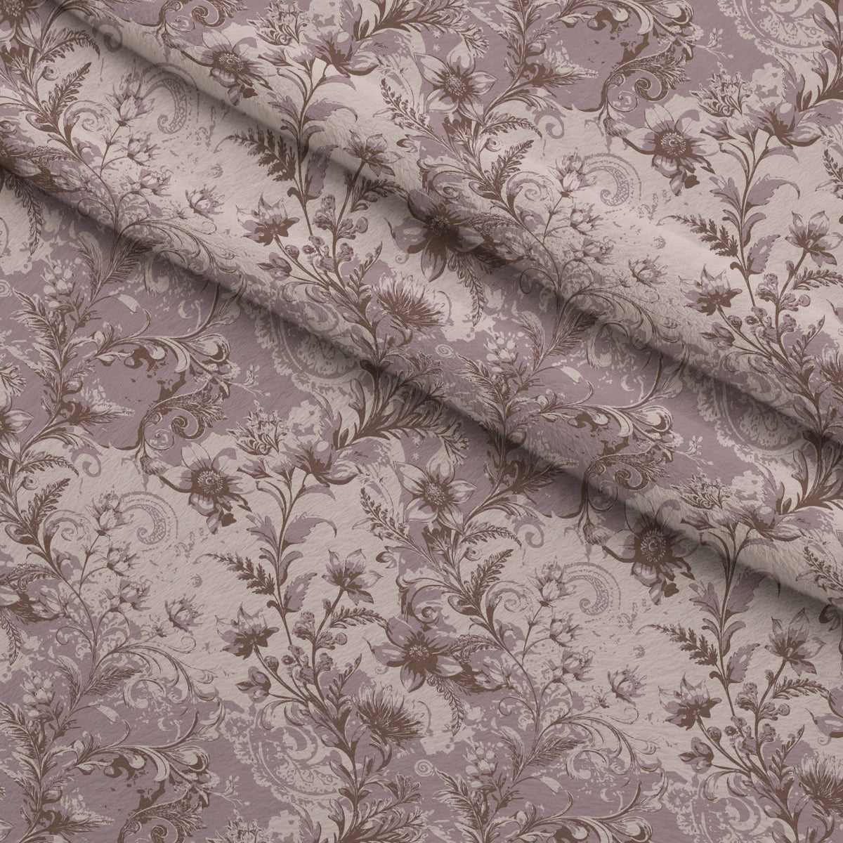 Rococo Blooms Pattern 166 Minky Fabric