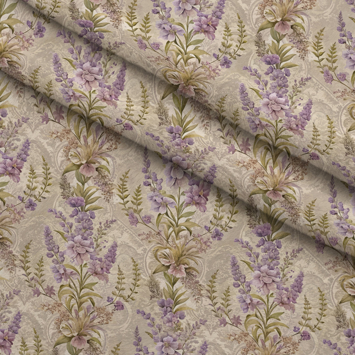 Rococo Blooms Pattern 203 Minky Fabric