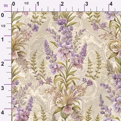 Rococo Blooms Pattern 203 Minky Fabric