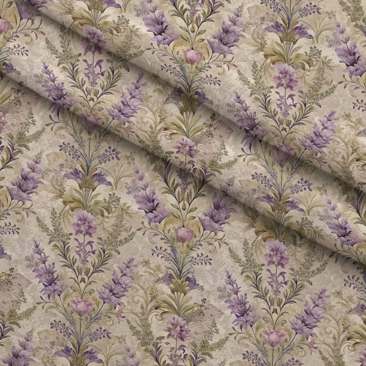Rococo Blooms Pattern 206 Minky Fabric