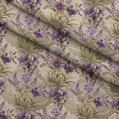 Rococo Blooms Pattern 207 Minky Fabric